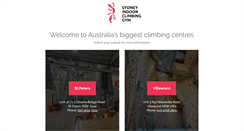Desktop Screenshot of indoorclimbing.com.au