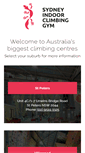 Mobile Screenshot of indoorclimbing.com.au
